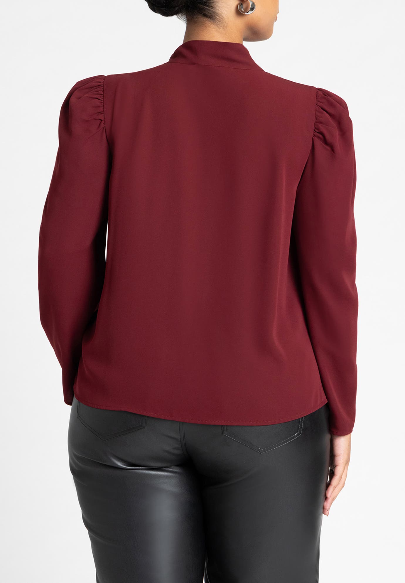 Drape Front Blouse - image 2