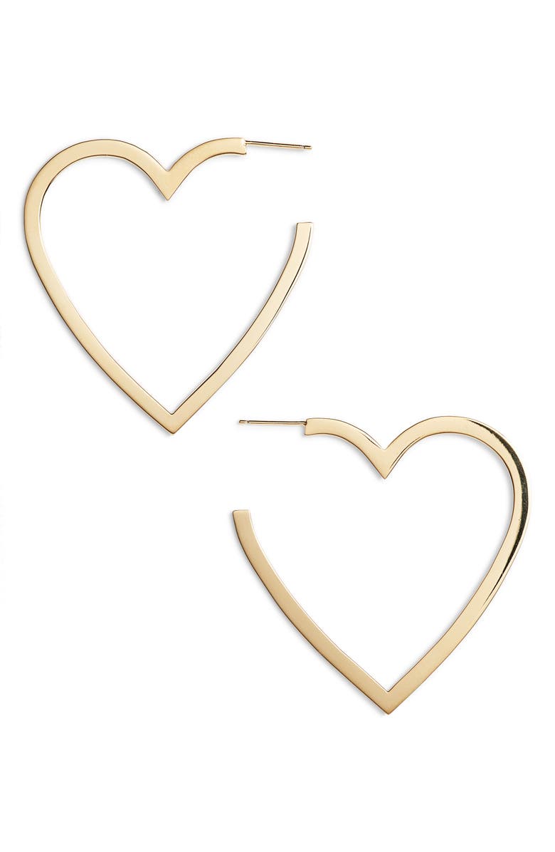 Jennifer Zeuner Larissa Medium Open Heart Earrings, Main, color, 