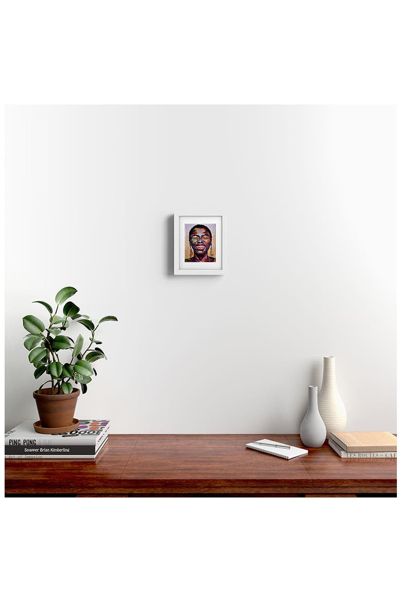 Celebrate Life Framed Art Print, Alternate, color, WHITE FRAME