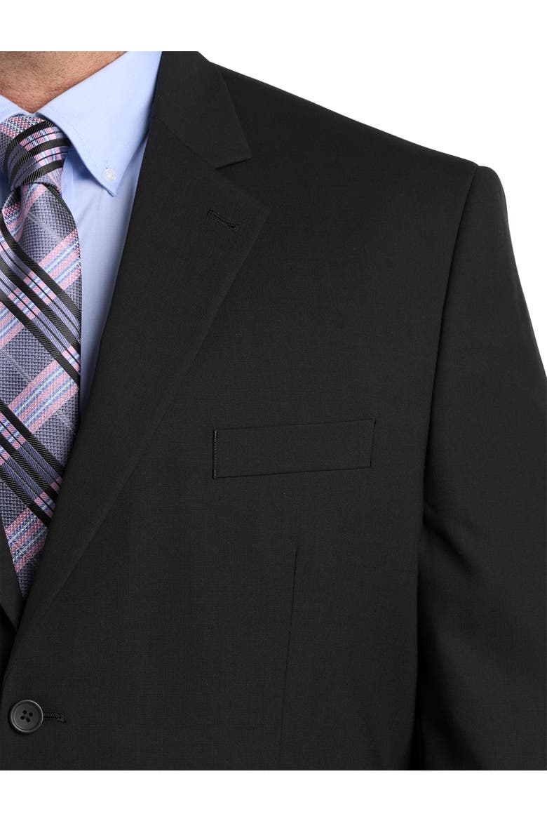 Big & Tall Perfect Fit Jacket-Relaxer Suit Jacket V2, Alternate, color, BLACK