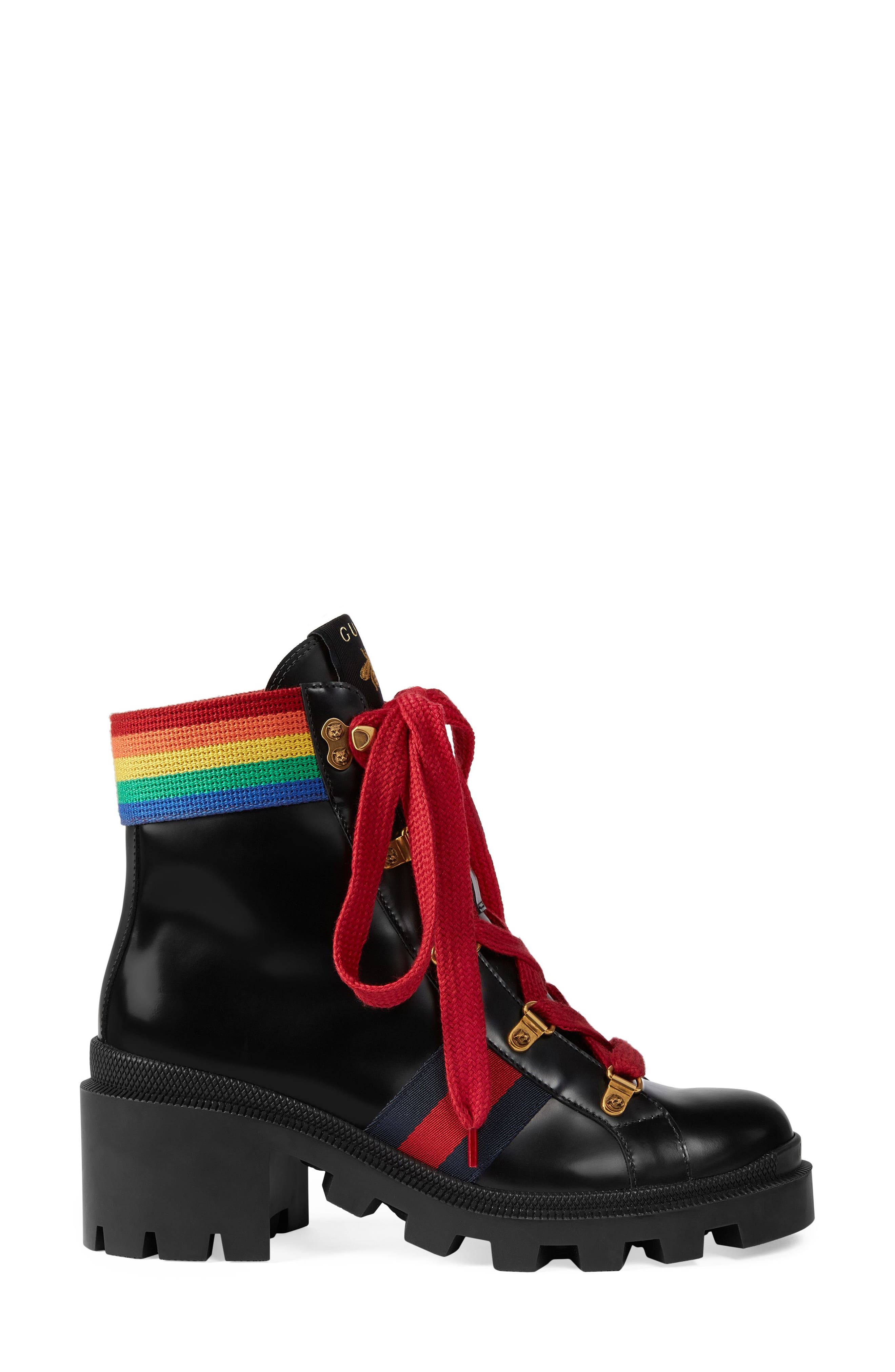 Rainbow Boot, Alternate, color, BLACK