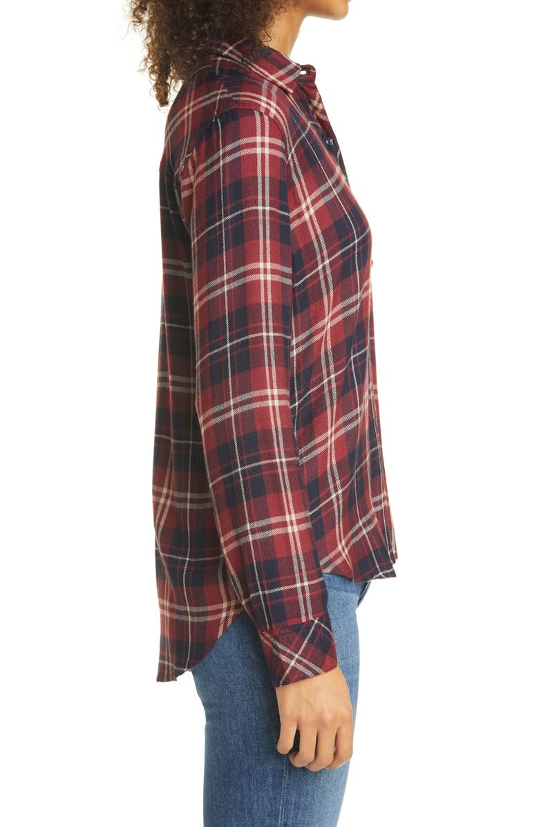 Rails Hunter Plaid Long Sleeve Flannel Shirt, Alternate, color, 