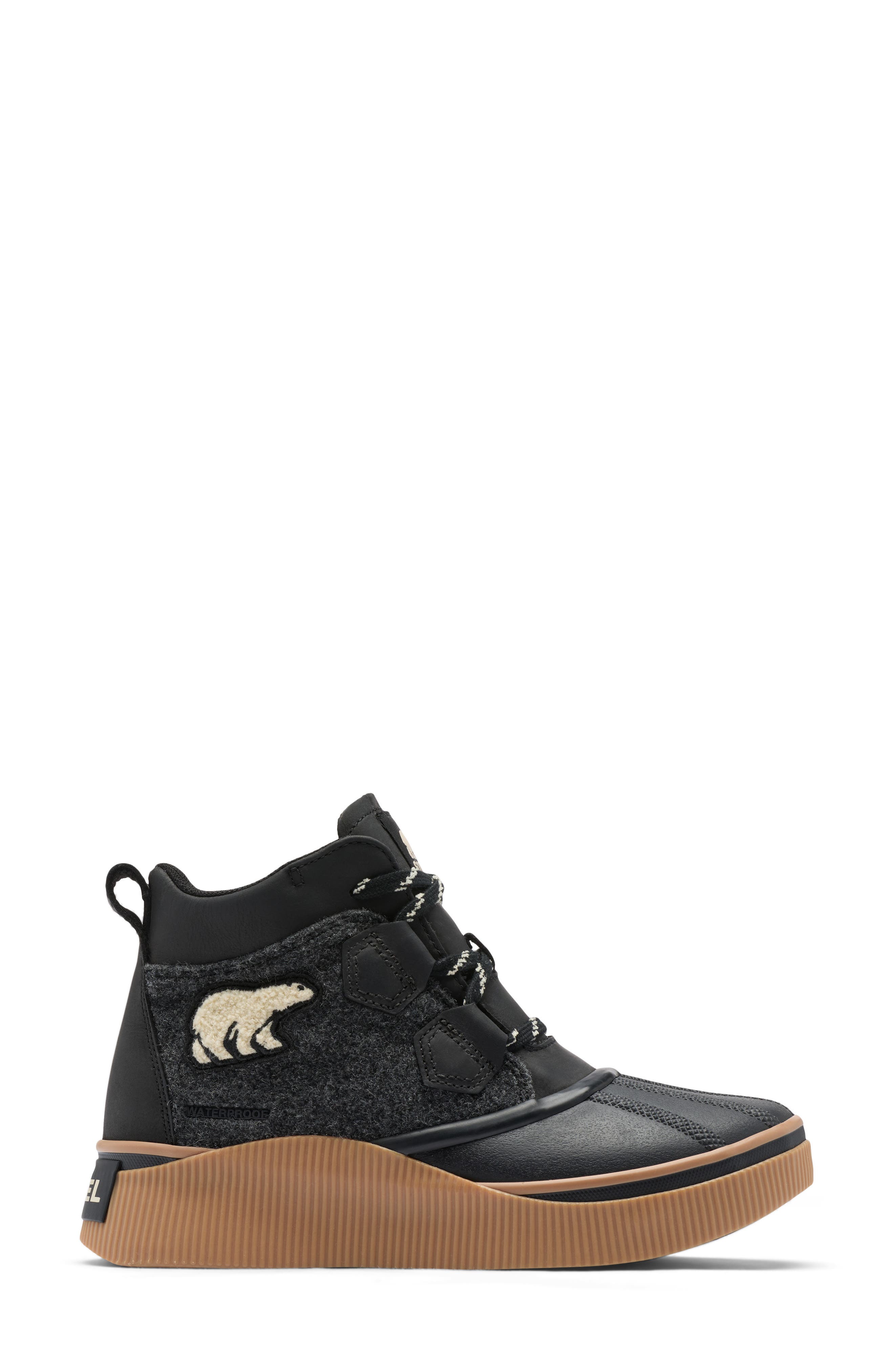 Out N About IV Classic Waterproof Duck Boot, Alternate, color, BLACK/ GUM
