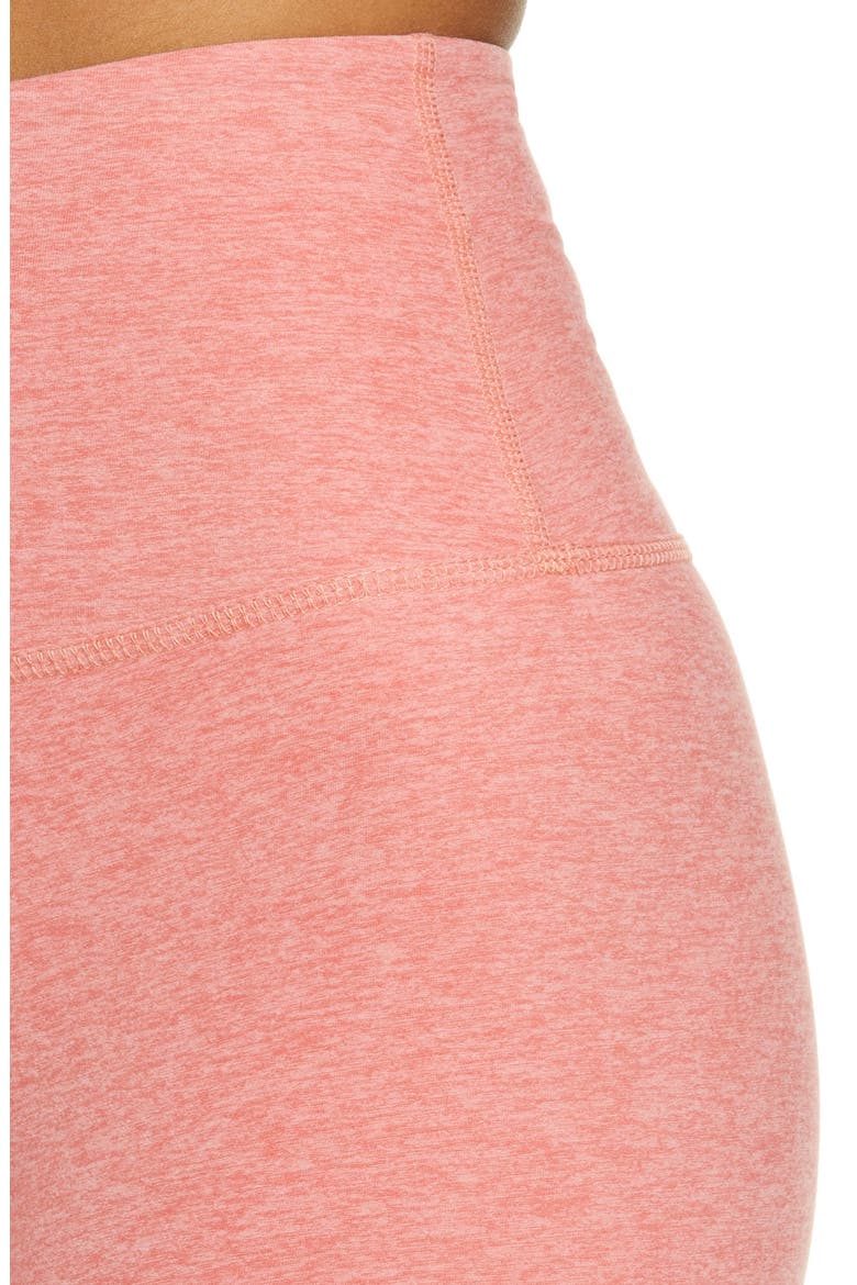 Caught in the Midi High Waist Leggings, Alternate, color, CHILLI RED HEATHER