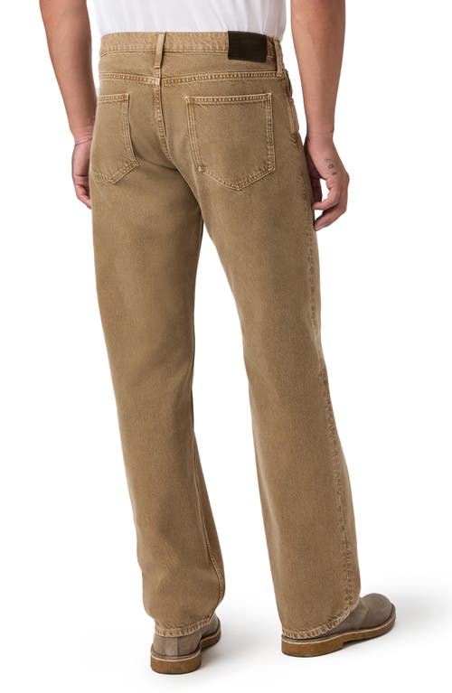 Paige Normandie Straight Leg Jeans In Brown