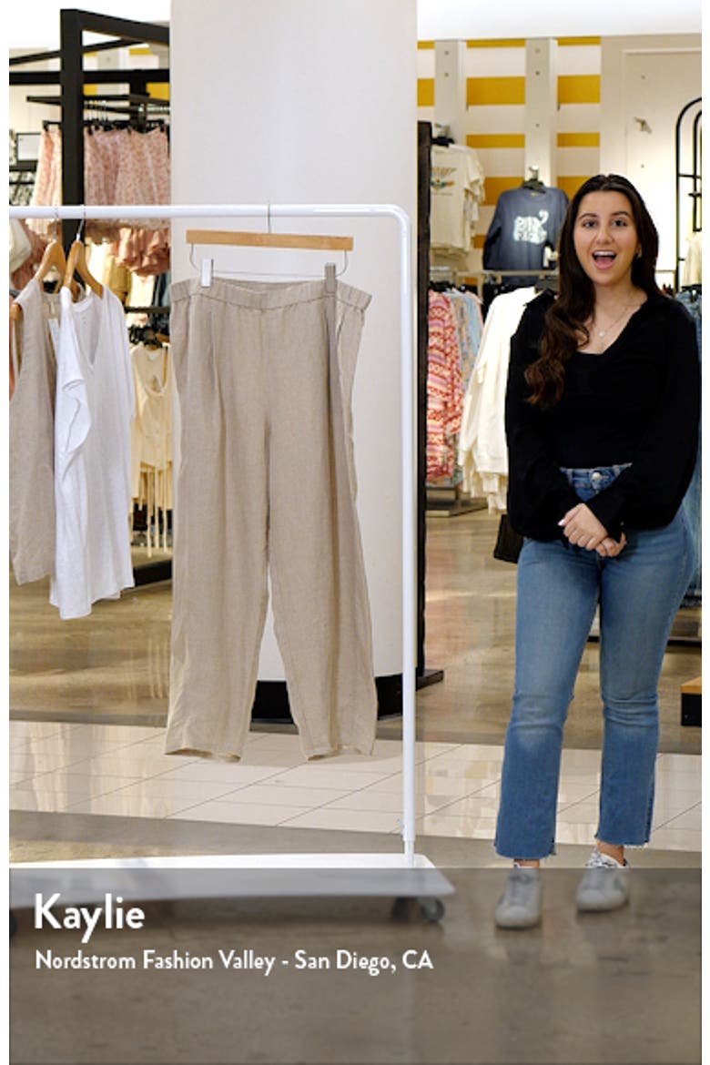 Pleated Organic Linen Lantern Pants video