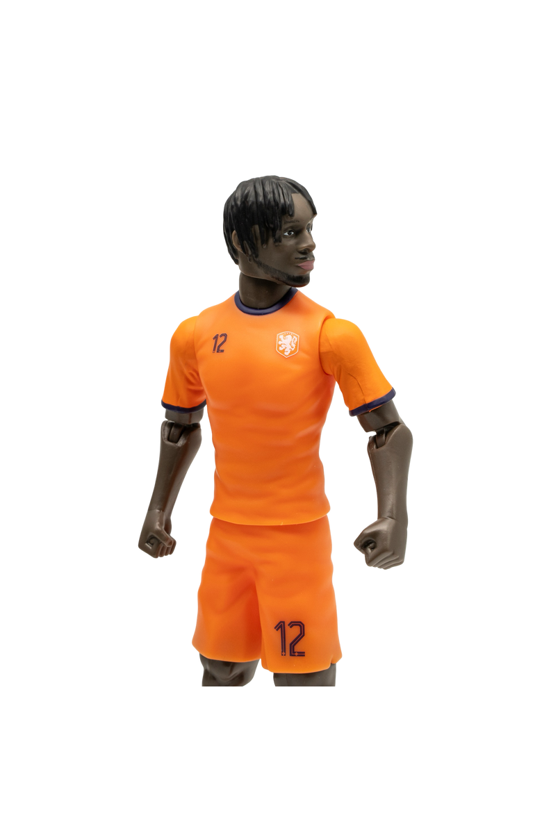 Banbo Toys Sockers Netherlands National Jeremie Frimpong 8" Soccer Action Figure, Alternate, color, Orange