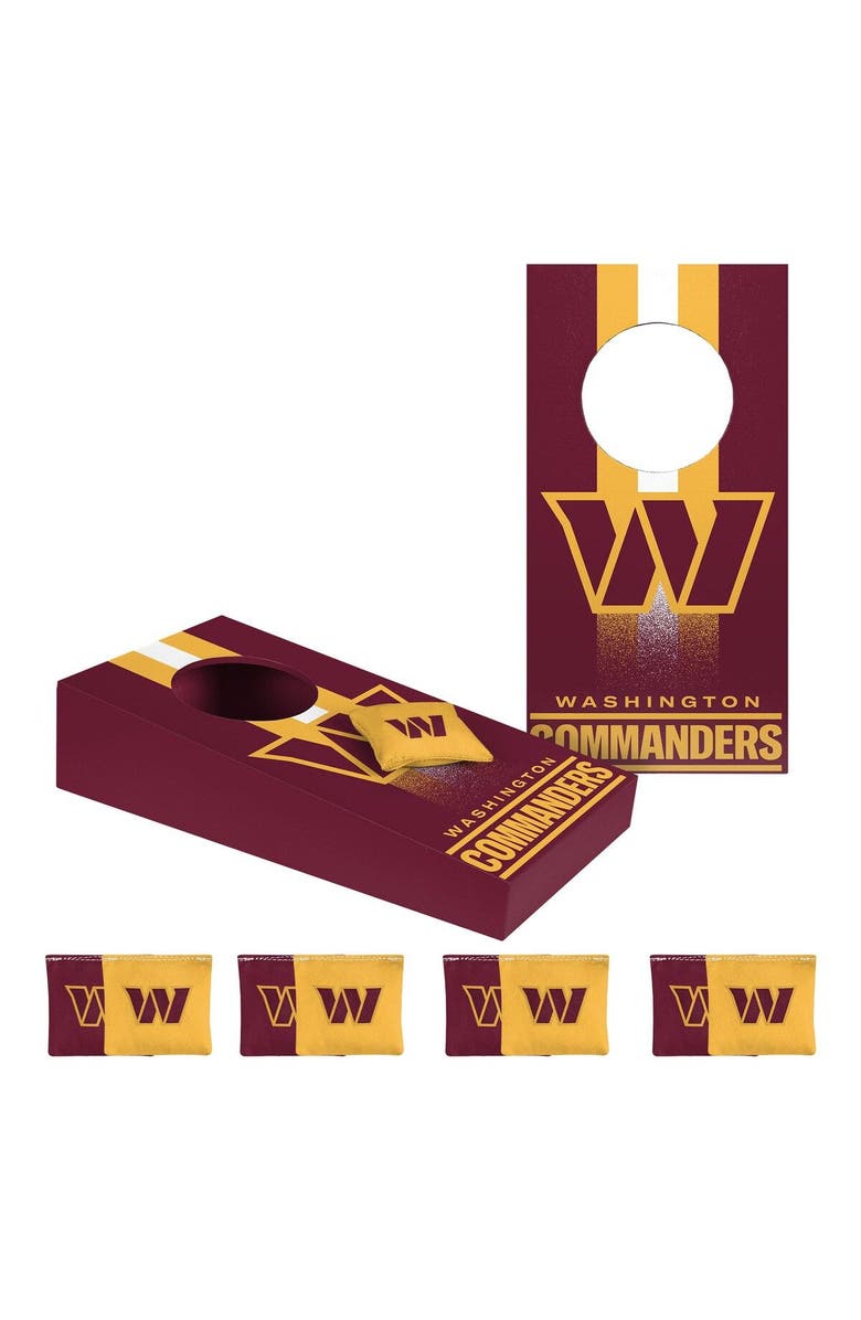 FOCO Washington Commanders Tabletop Cornhole Set, Main, color,