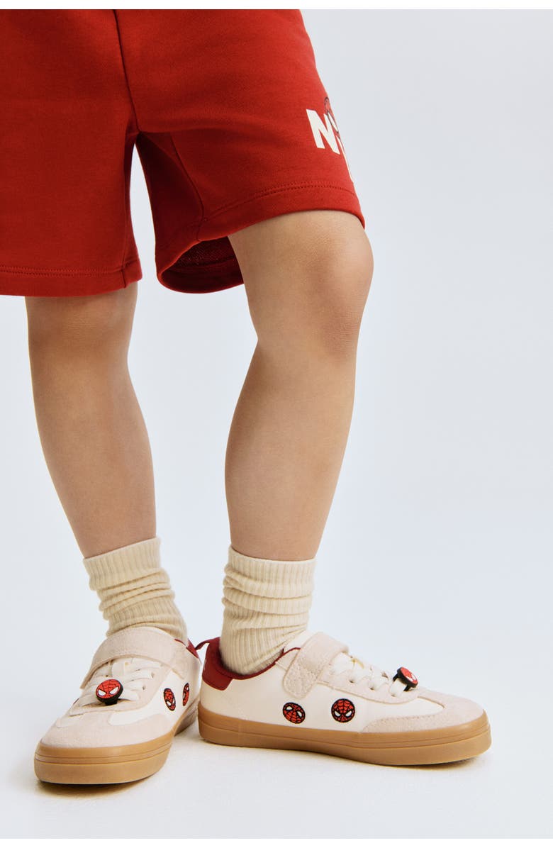 H&M Motif-detail Barefoot Trainers, Main, color, White/Spider-Man