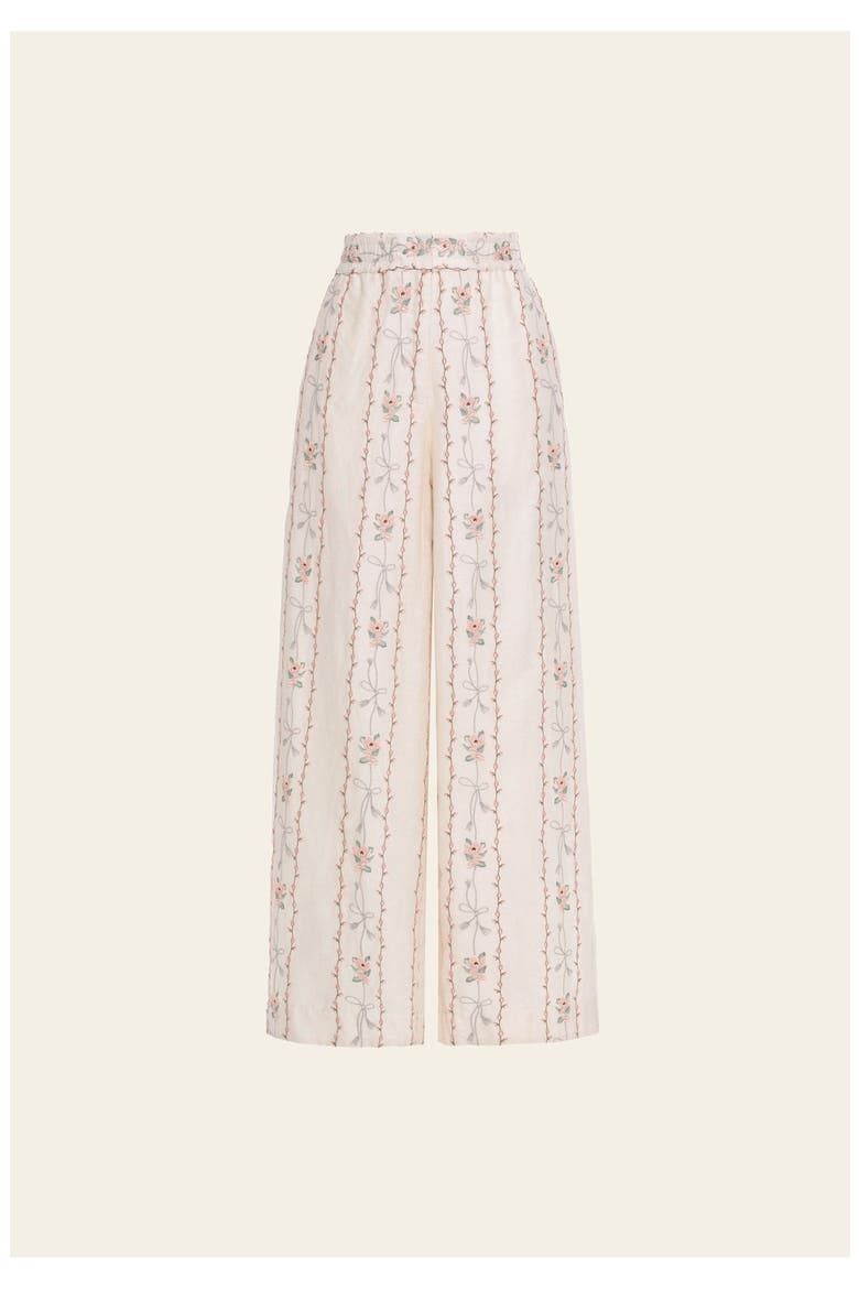 Tota Navegante Trouser, Main, color, Ivory