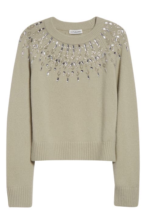 Harold Embellished Virgin Wool Sweater