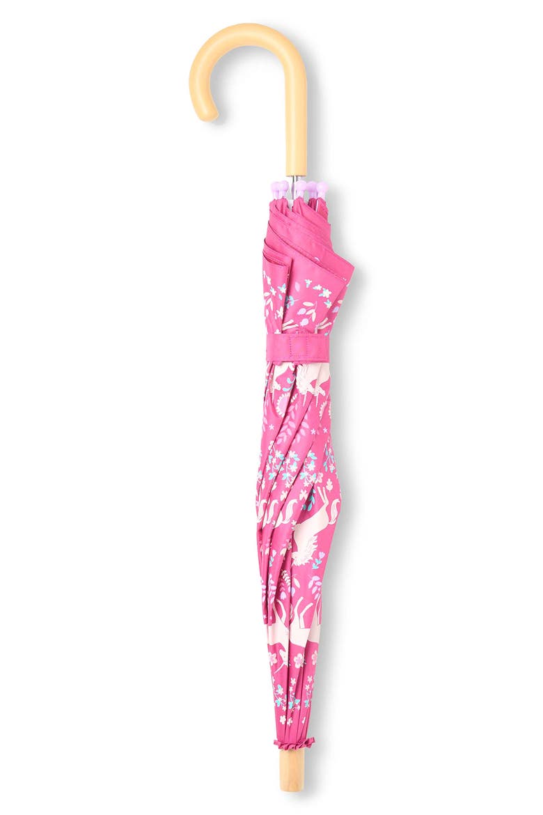 Kids' Unicorn Forest Umbrella, Alternate, color, VERY BERRY