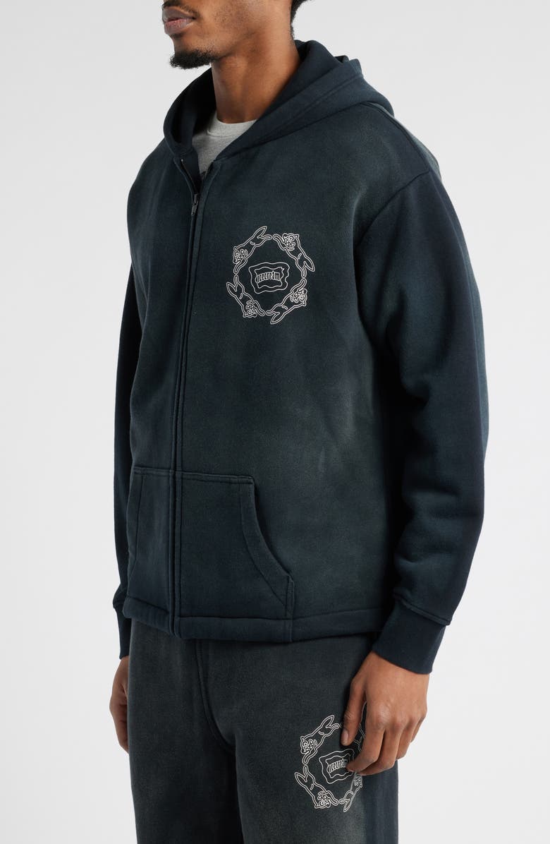 ICECREAM Rotation Cotton Hoodie, Alternate, color, Black