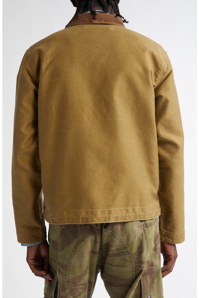 Bower Cotton Work Jacket, Alternate, color, KHAKI DRAB
