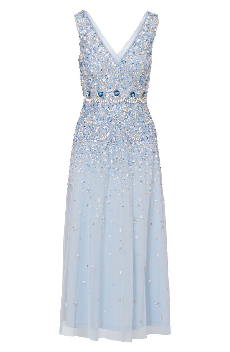 Adrianna Papell Sequin & Bead Detail Cocktail Dress, Alternate, color, 