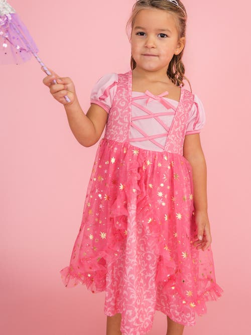 Rufflebutts Princess Dress-up Corset Nightgown In Pink