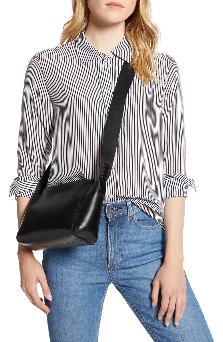 Everlane Mini The Form Leather Crossbody Bag, Alternate, color,