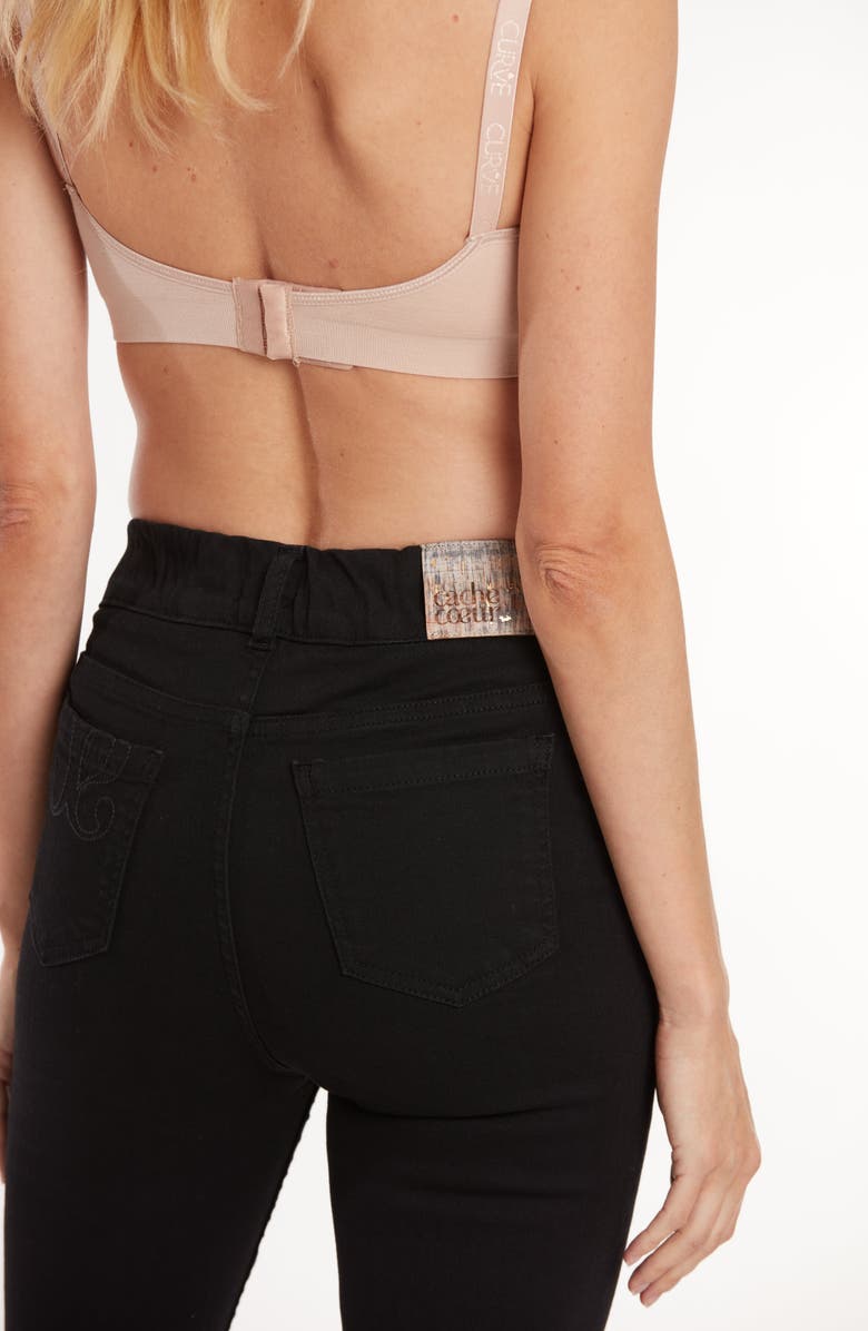 Cache Coeur Sharon Maternity and postpartum denim, Alternate, color, Black