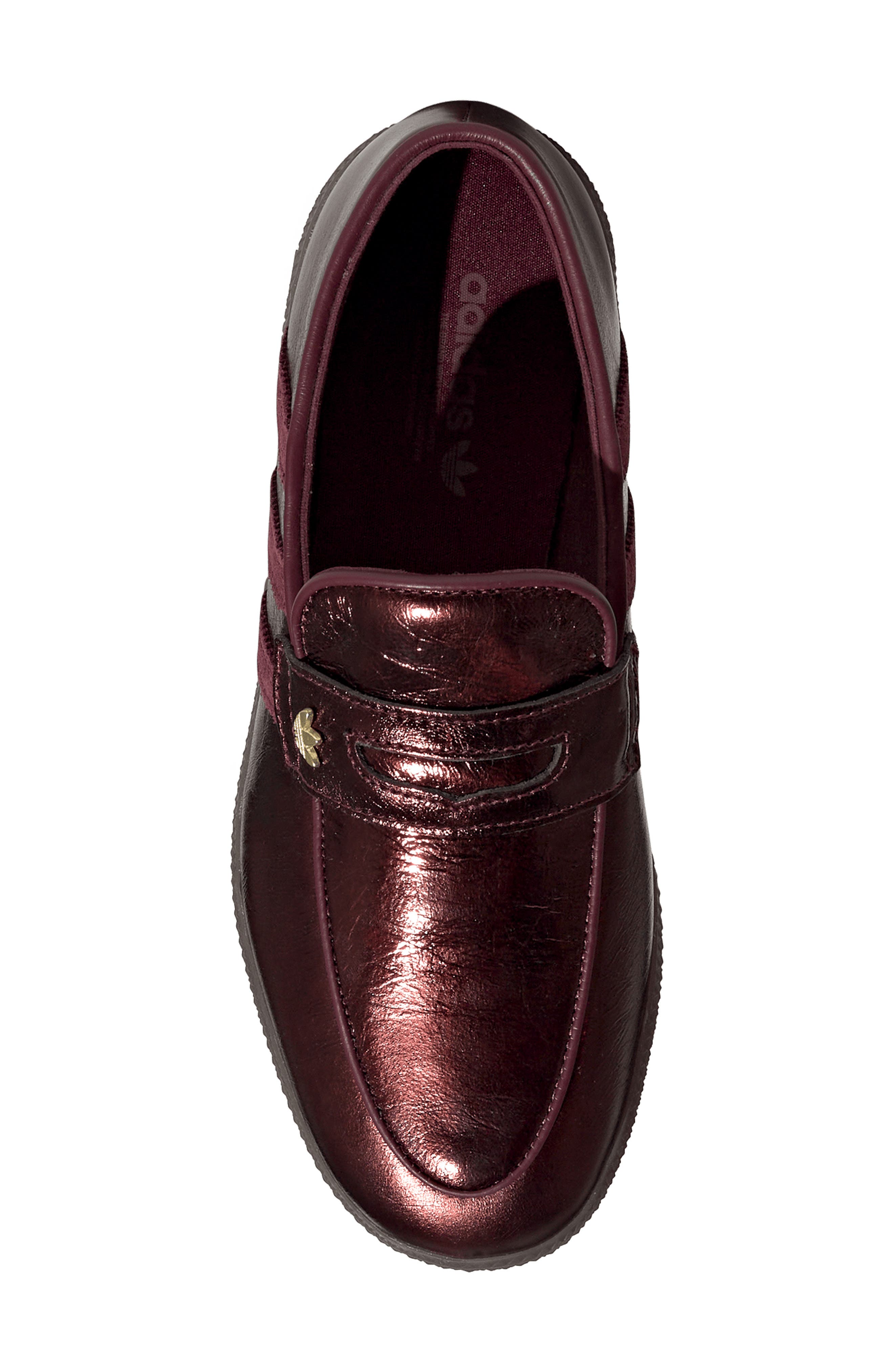 Handball Spezial Loafer, Alternate, color, MAROON/ MAROON/ GOLD MET