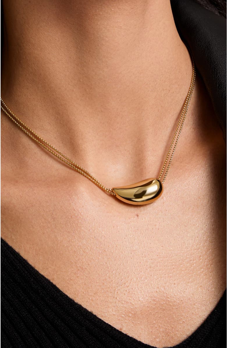 RC RETRO CHIC Drop Necklace, Alternate, color, Gold