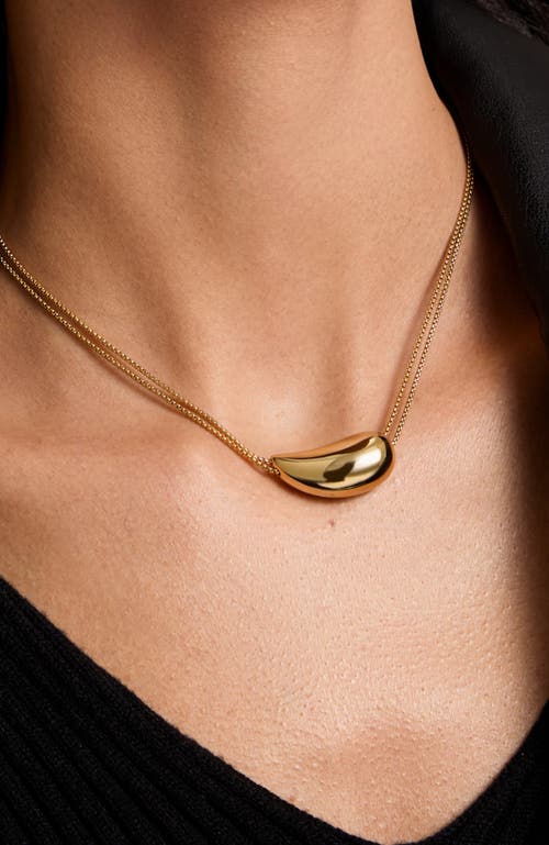 Rc Retro Chic Drop Necklace In Gold