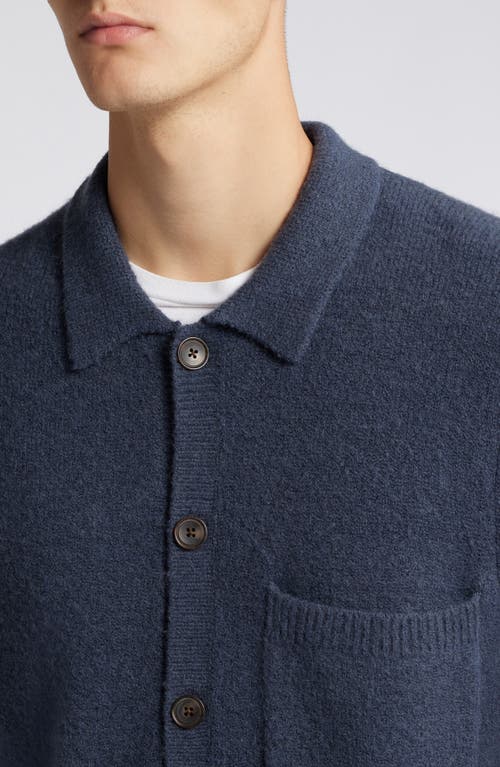 Treasure & Bond Full Button Cardigan In Navy India Ink