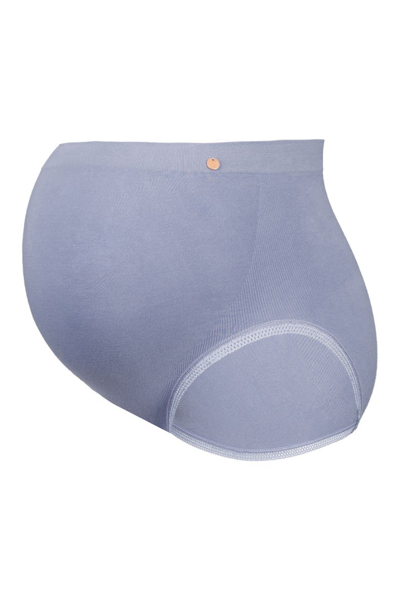 High Waist Maternity Briefs, Alternate, color, SKY BLUE