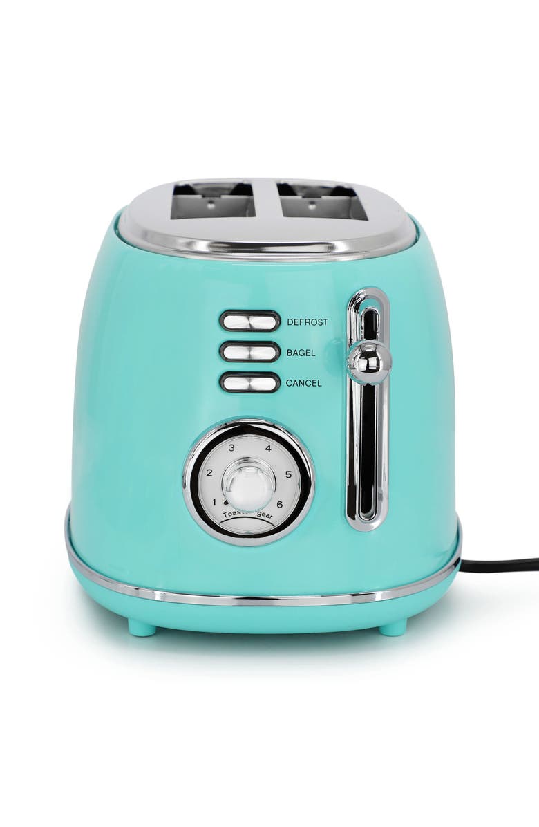 Megachef 1.8 Quart Electric Tea Kettle and 2 Slice Toaster Combo, Alternate, color, 