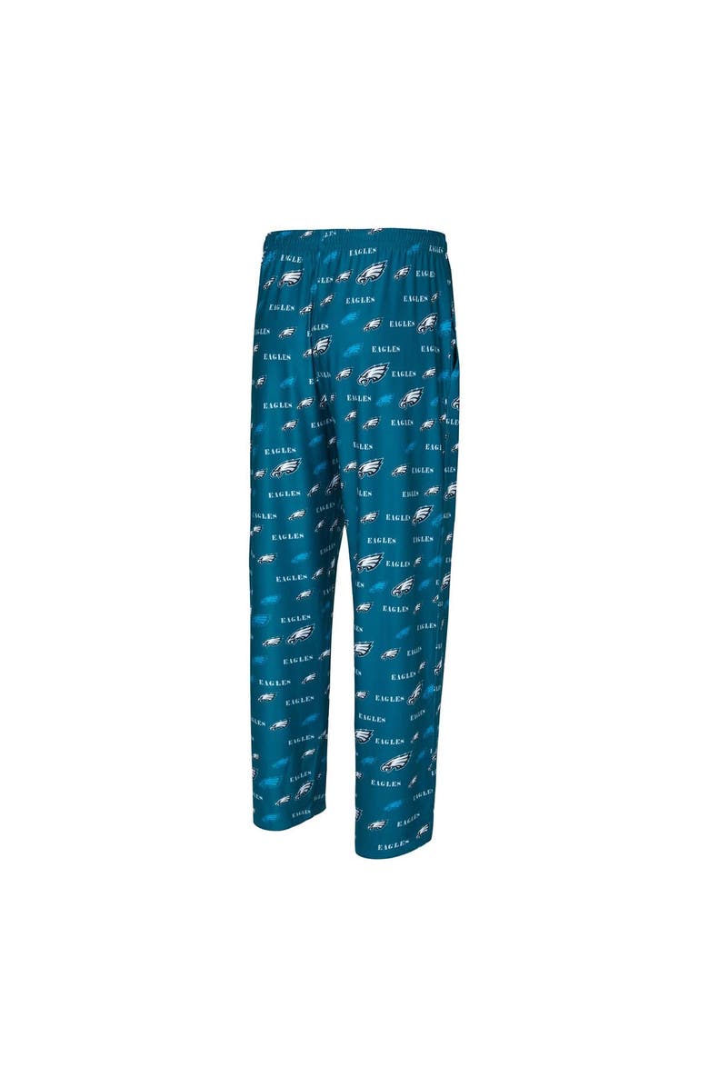 CONCEPTS SPORT Men's Concepts Sport Midnight Green Philadelphia Eagles Mosaic All Over Print Pants, Alternate, color, 
