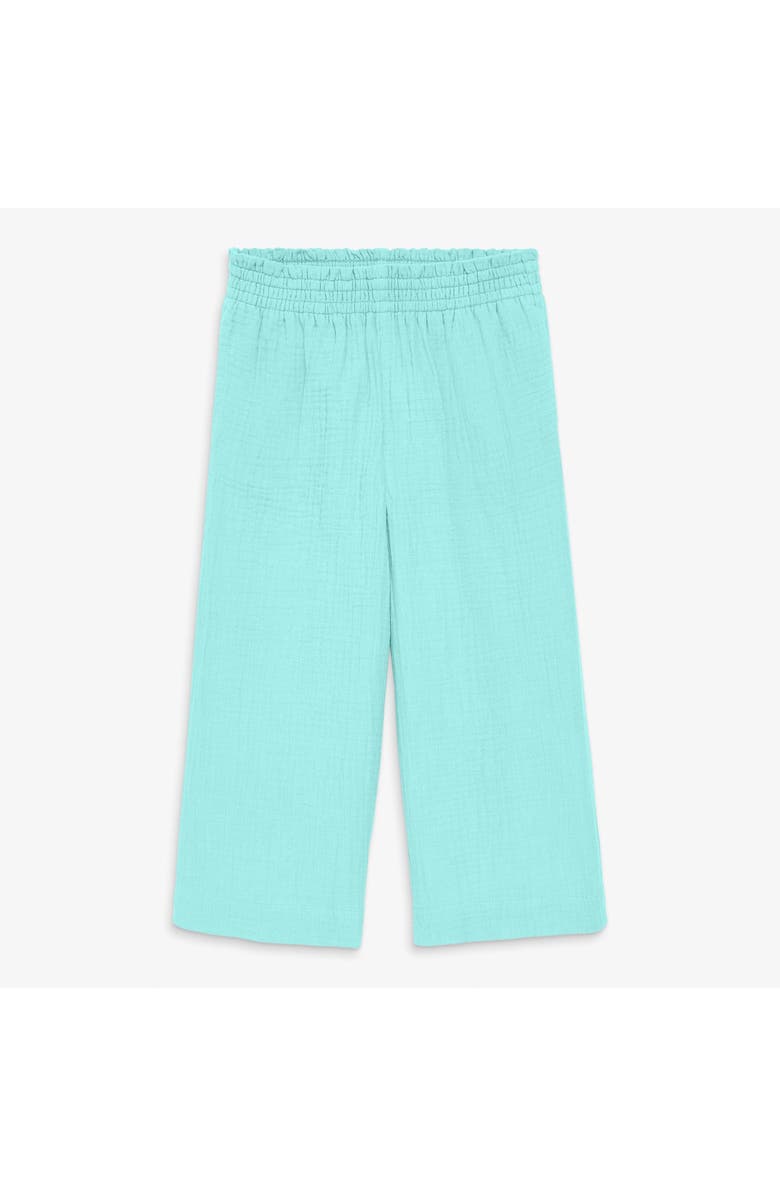Primary Kids Cotton Gauze Cropped Easy Pant, Main, color, Mist