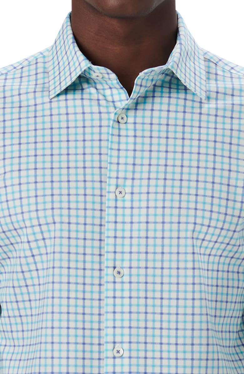 Bugatchi OoohCotton<sup>®</sup> Check Button-Up Shirt, Alternate, color,
