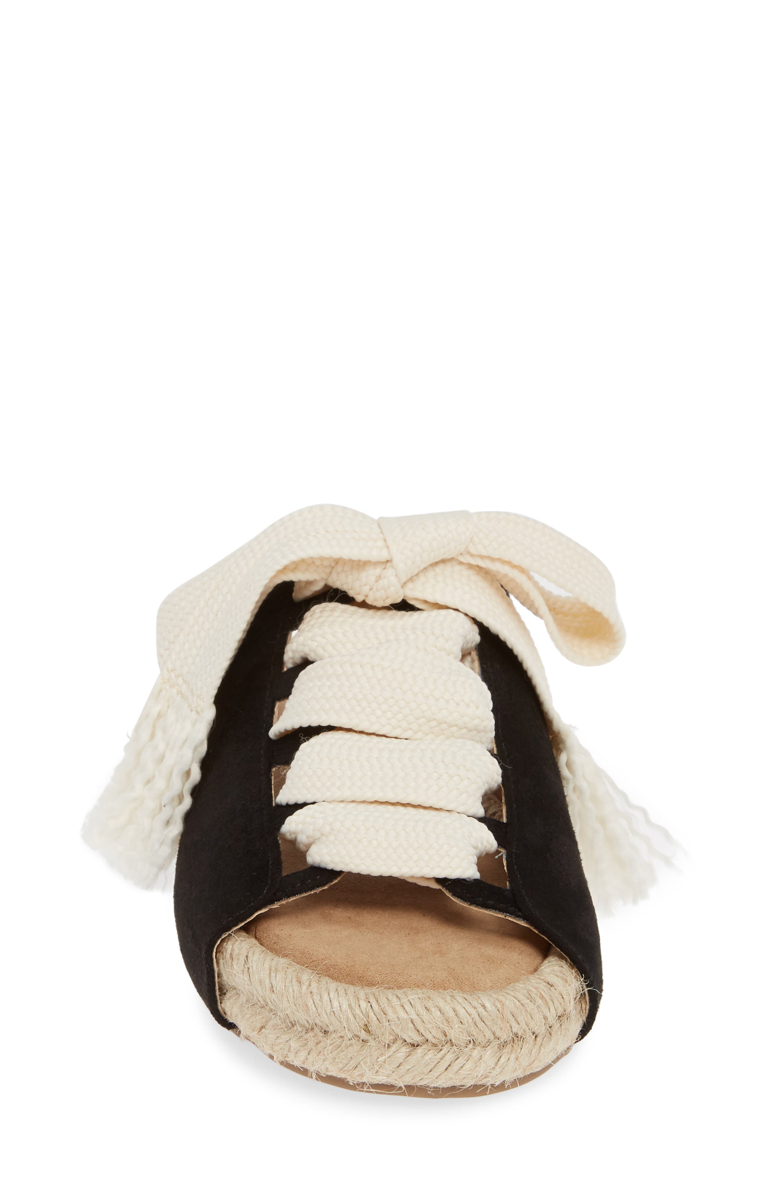 Portside Slide, Alternate, color, BLACK FABRIC