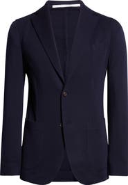 Eleventy Single Breasted Soft Wool Jacket