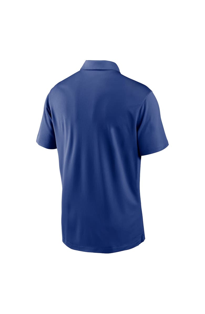 Nike Men's Nike White/Royal Los Angeles Dodgers Vapor Striped Performance Polo, Alternate, color, 
