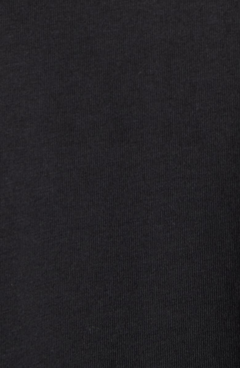 Moncler Logo Patch Cotton T-Shirt, Alternate, color, Black