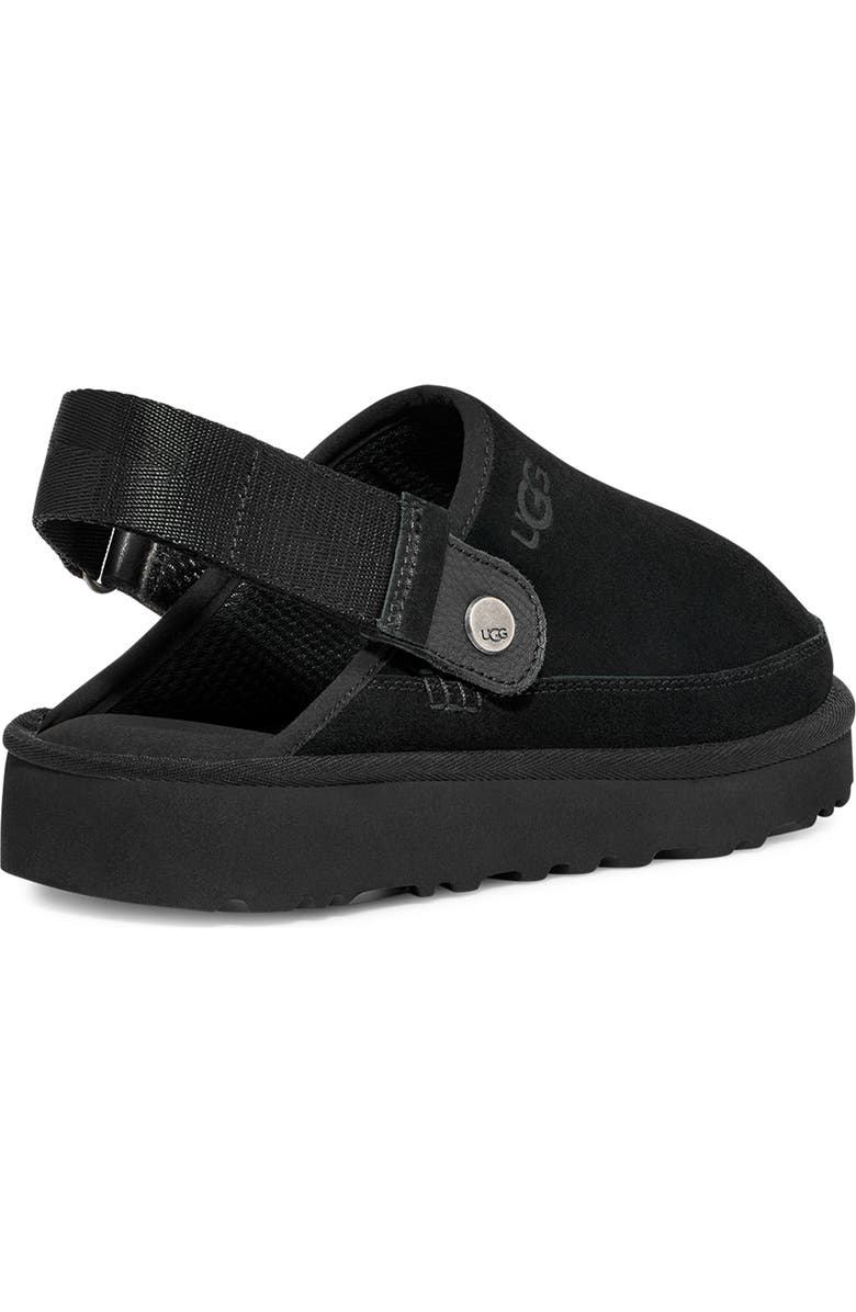 UGG<sup>®</sup> Goldencoast Water Repellent Slingback Clog, Alternate, color, Black