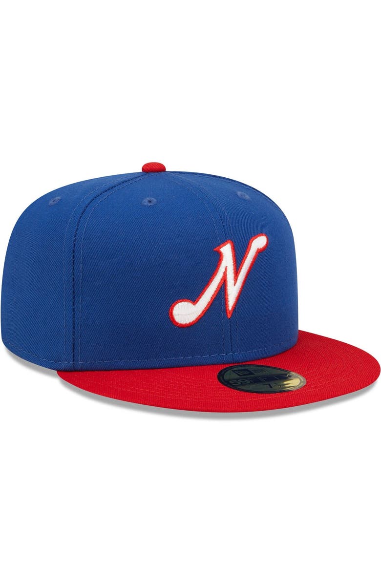New Era Men's New Era Blue Nashville Sounds Authentic Collection Team Alternate 59FIFTY Fitted Hat, Alternate, color, Blue