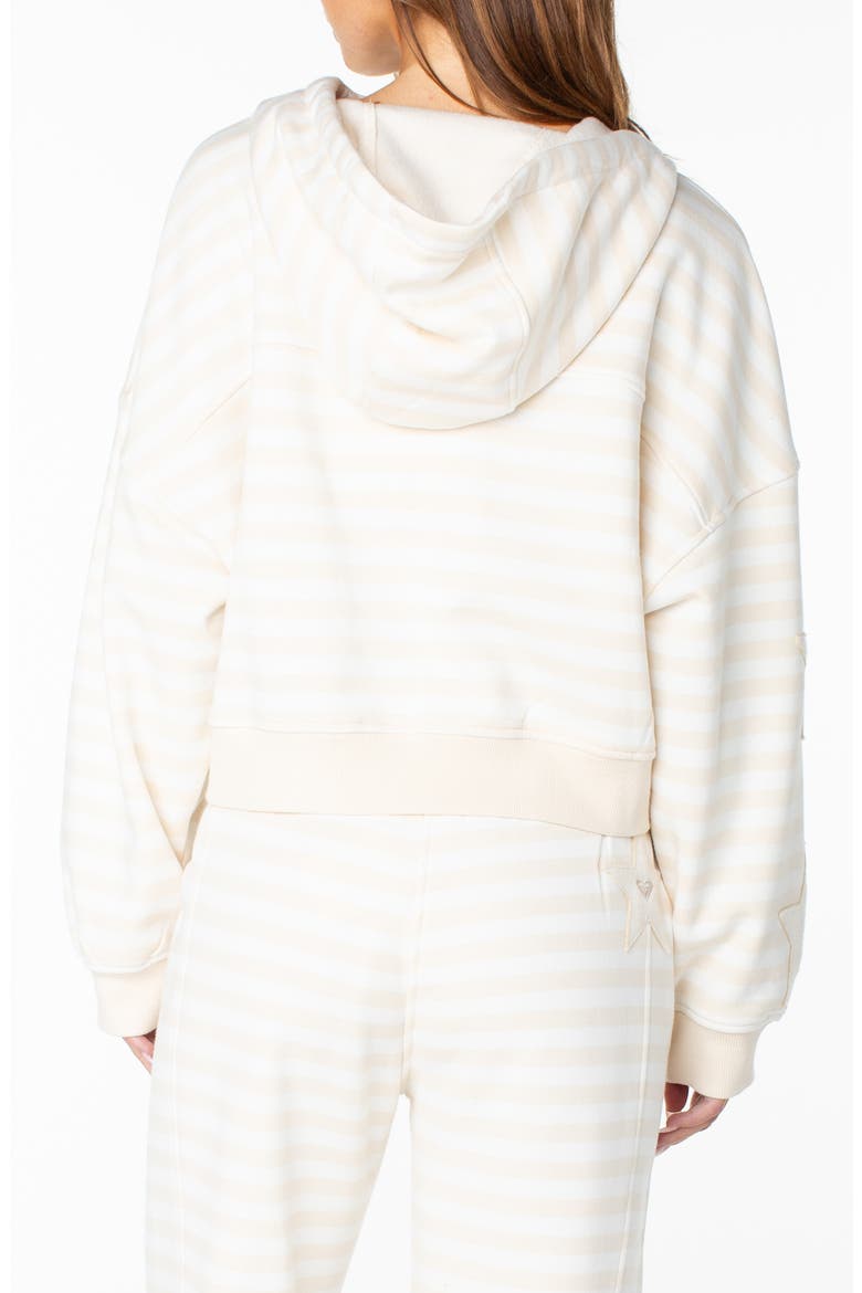 Fringing Reefs Stripe Hoodie, Alternate, color, PARCHMENT