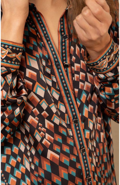 Hale Bob Vada Silk Top In Multi