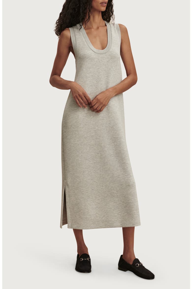 Kyler Tank Midi Dress, Alternate, color, LIGHT GREY MARL