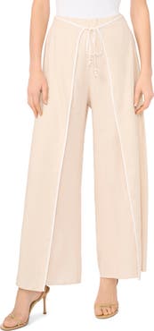 Halogen® Tie Waist Wide Leg Pants