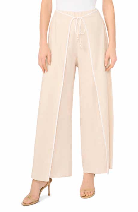 Halogen® Tie Waist Wide Leg Pants