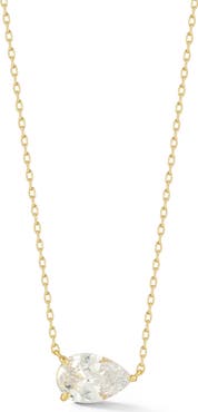GLAZE JEWELRY Pear Cubic Zirconia Pendant Necklace