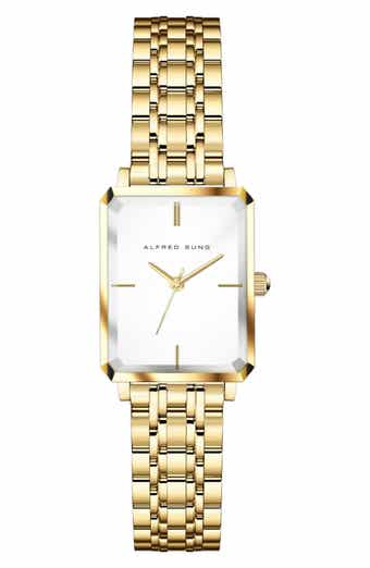 Alfred Sung Octagon Bracelet Watch, 23mm x 29mm