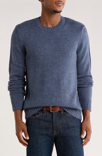 Union Everett Nep Crewneck Sweater In Blue