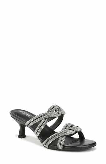 Night Out Crystal Embellished Slide Sandal