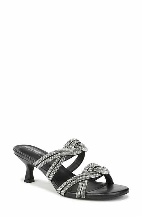 Night Out Crystal Embellished Slide Sandal