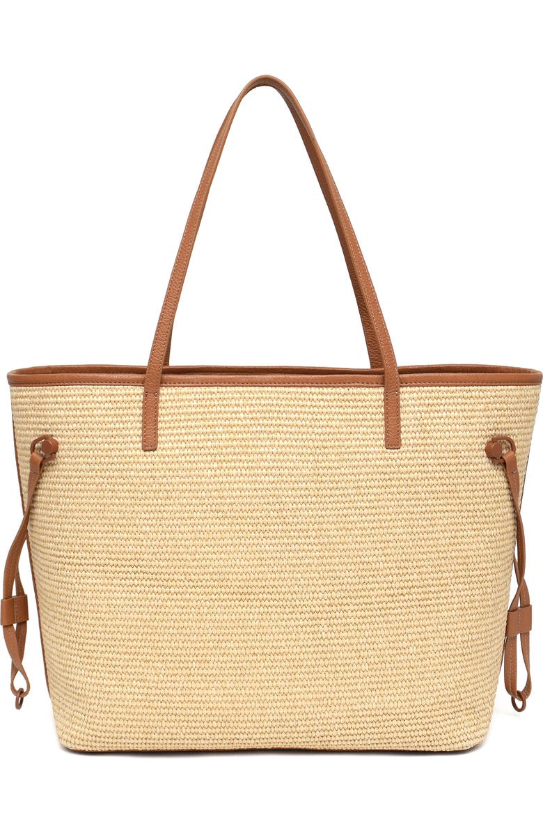 Thacker Kiera Woven Straw Tote, Main, color, Natural/ Tan