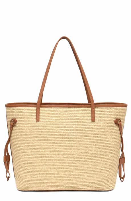 Thacker Kiera Woven Straw Tote