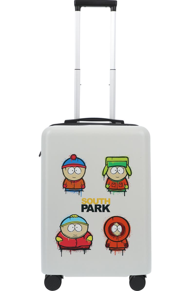 Ful PARAMOUNT SOUTHPARK 22.5" CARRY-ON LUGGAGE, Alternate, color, White